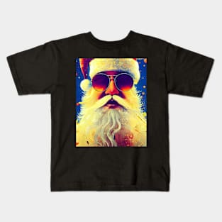 Santa Claus in sunglasses. Kids T-Shirt